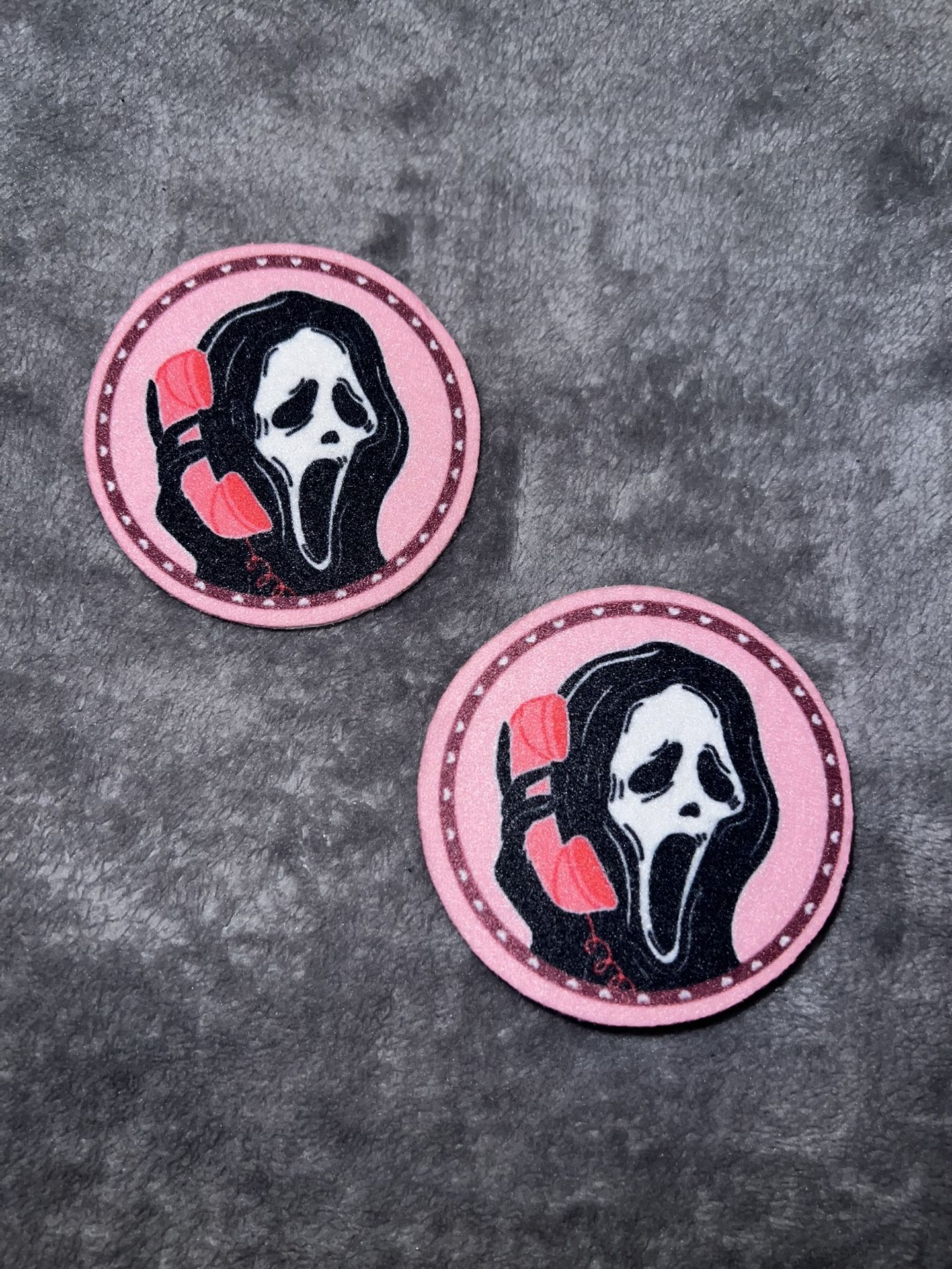 New Ghostface Scream Car Cup Holder coasters