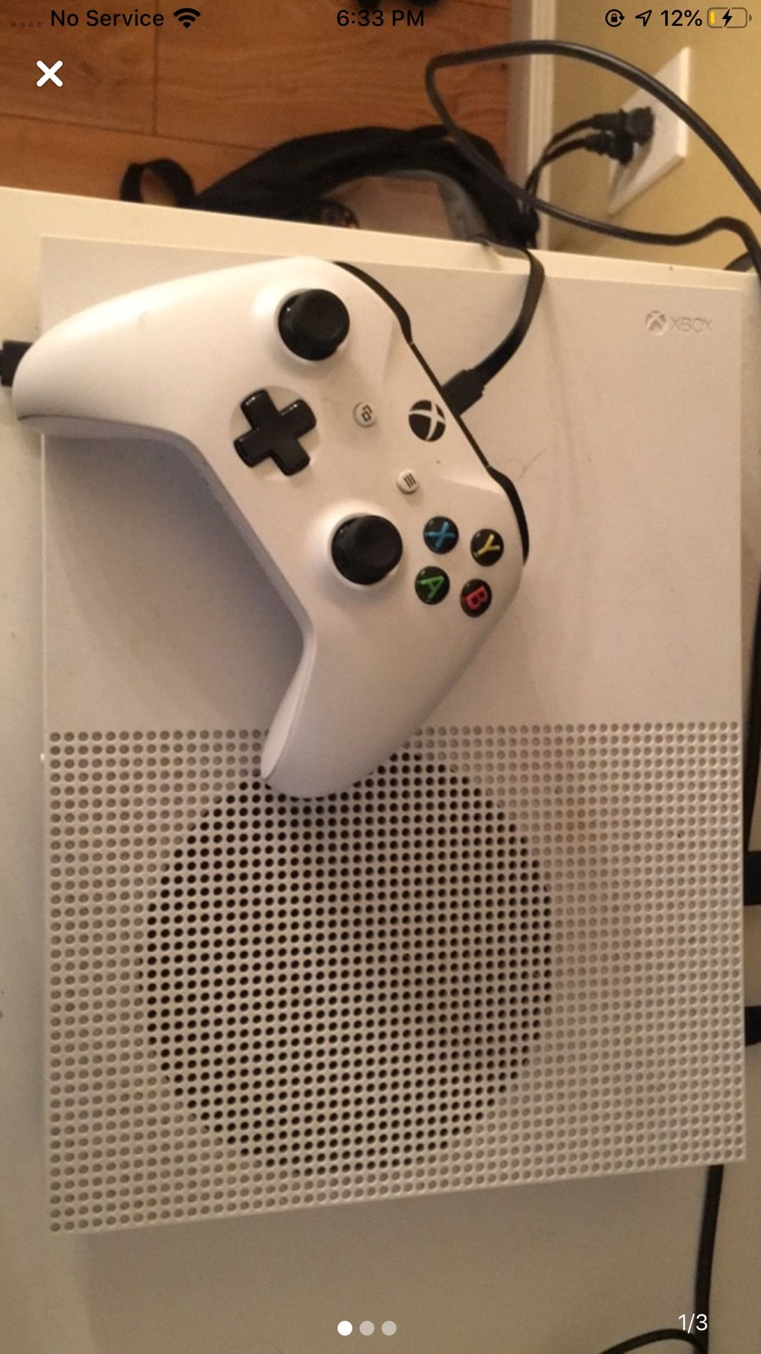Xbox one * white * + controller