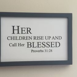 Scripture Wall Art - Proverbs 31:28