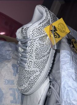 Nike x CPFM Cactus Plant Flea Market x Swarovski Dunk Low Platinum White