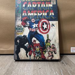 Captain America Premier Issue Marvel Comic Cover Image Print Wall Art 10x7 2014