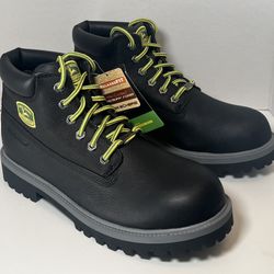 Skechers John Deere Sergeants Dozer Industrial Boots Waterproof Black Men Size 11.5 256000 New 