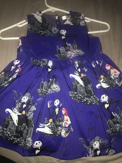 Toddler jack and sally dress