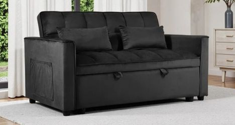 3 in 1 convertible sleeper 2 seater loveseat