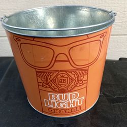 Bud Light Orange Beer Bucket