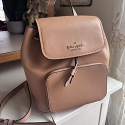 Cute Light Brown Mini Backpack. Barely Used 