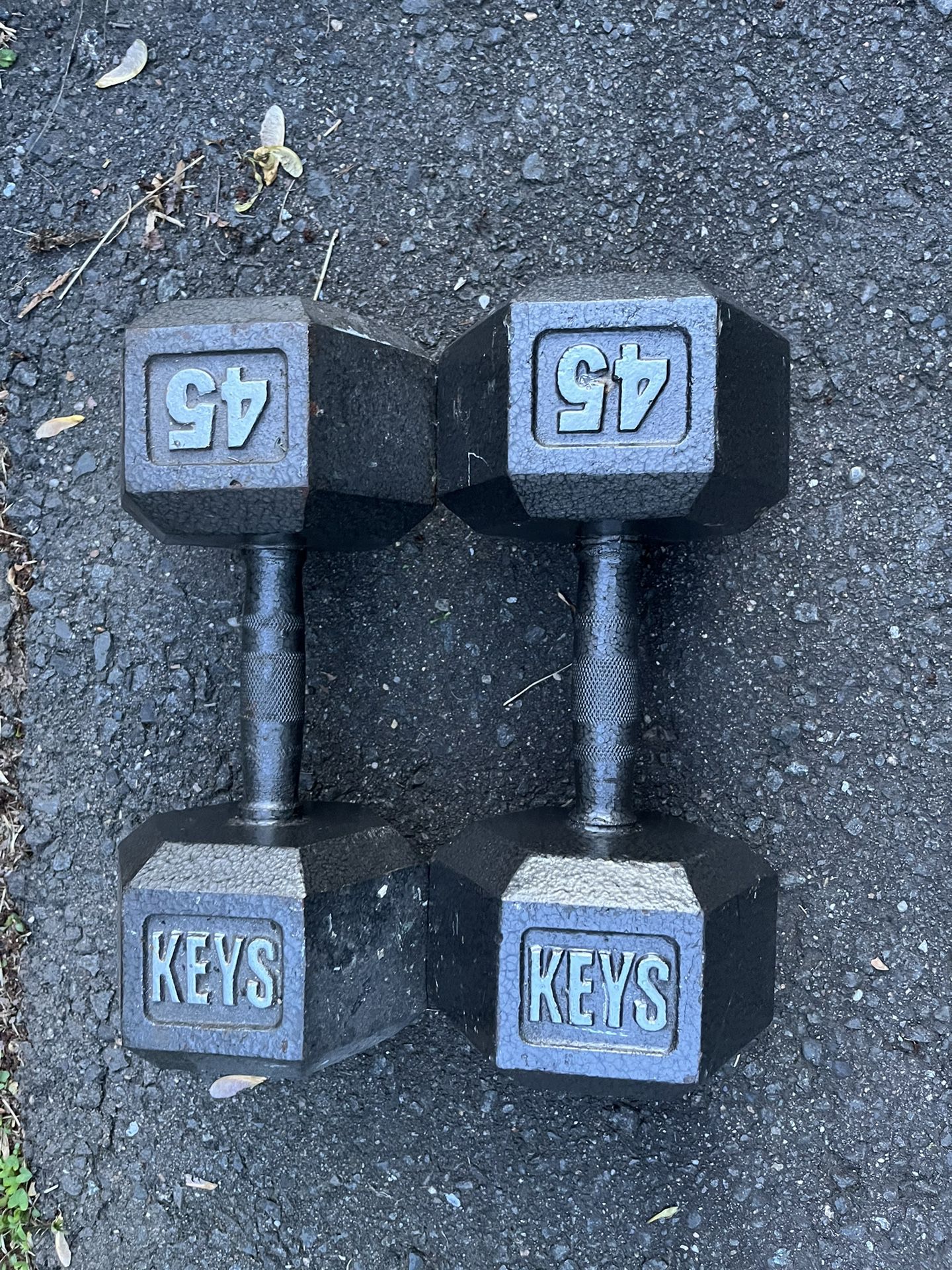 45 lbs Hex Dumbbell