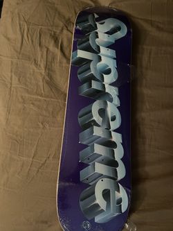 Supreme Purple Chrome Skateboard