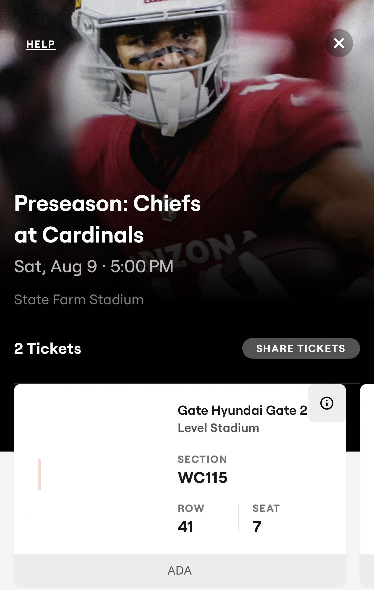 AZ Cardinals Vs KC Chiefs