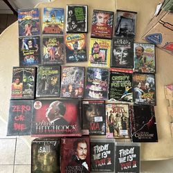 Horror DVD Movie Bulk Lot 