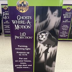 Halloween Spirit Ghost Whirl-A-Motion LED Projection