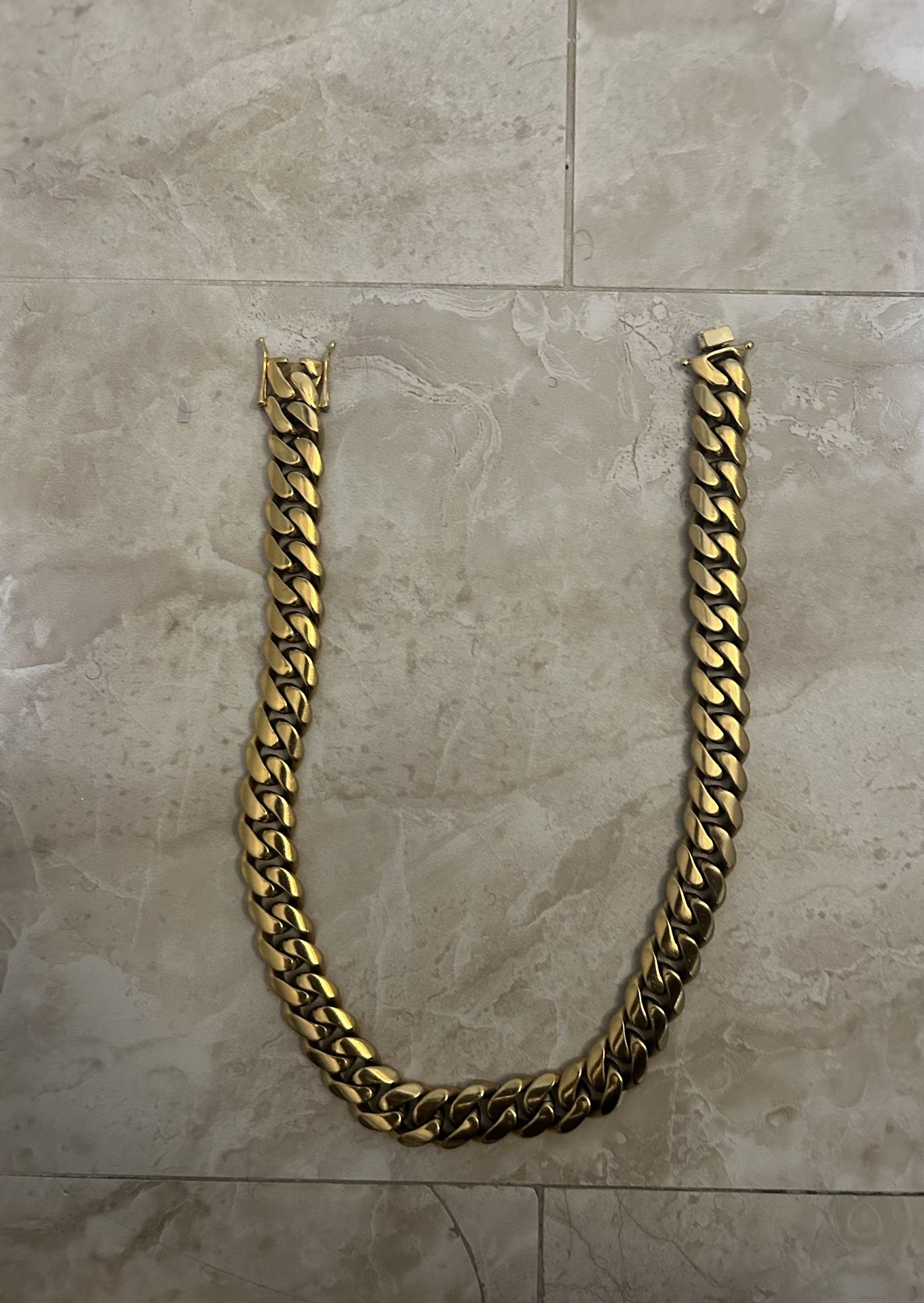 Gold Cuban Link Chain
