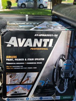 Avanti professional airless sprayer  max 821
