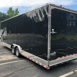 Enclosed Vnose Race Car Trailers Many Sizes Financing Is Available