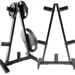 CAP Barbell A Frame Olympic Plate Rack, Gray