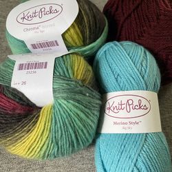 🧶 3 Knit Picks Yarn For $5