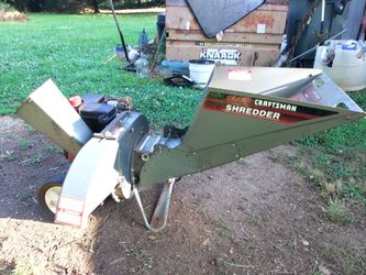 5 horsepower Sears Craftsman shredder