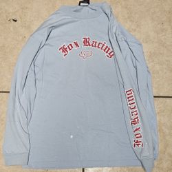 Y2k fox racing long-sleeve