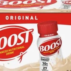 New  Boost “Very Vanilla “ Nutrition Drinks 