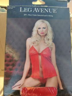 Leg Avenue babydoll One Size Red