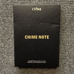 NEW*👉🏻Chime Note Pro AI Digital Voice Recorder Transcriber Meetings Lectures 64GB 107 Languages ChatGPT (Silver Lake)
