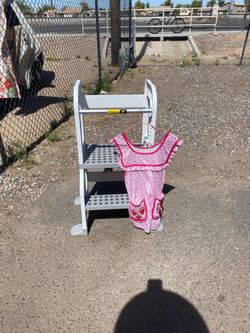 Child stand for kitchen bathroom