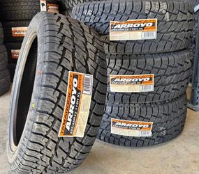 285/45R22 Arroyo A/T Set New Tires