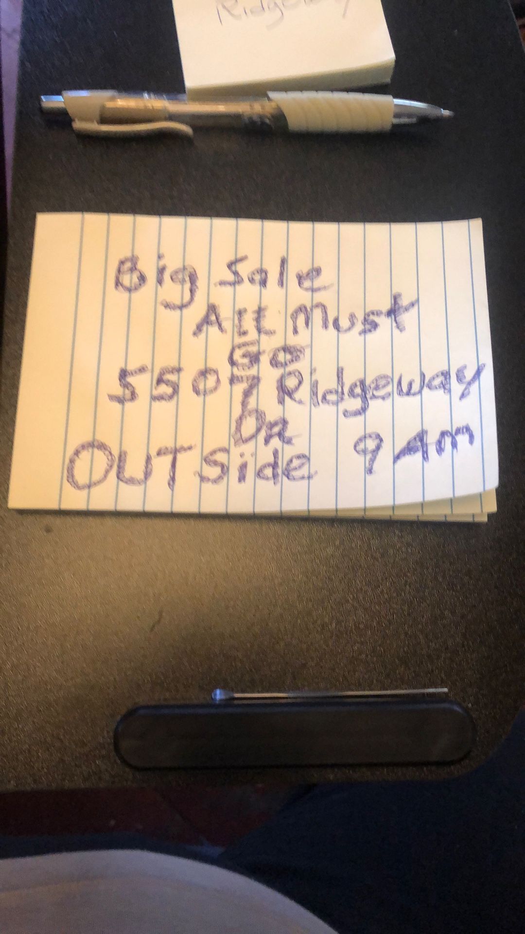 All Must Go This Saturday 9-?