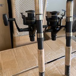 brand new Shimano and Diawa fishing rod and reel combos