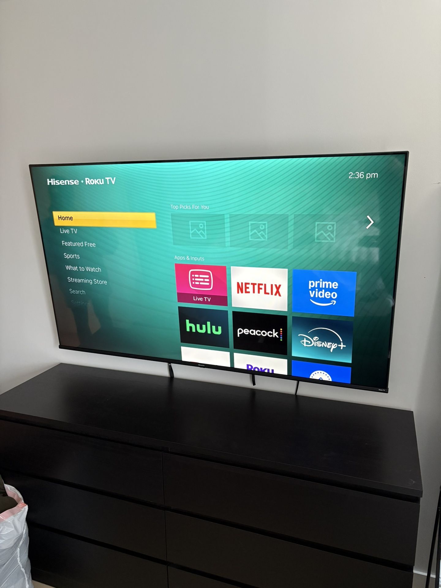 65” Hisense TV