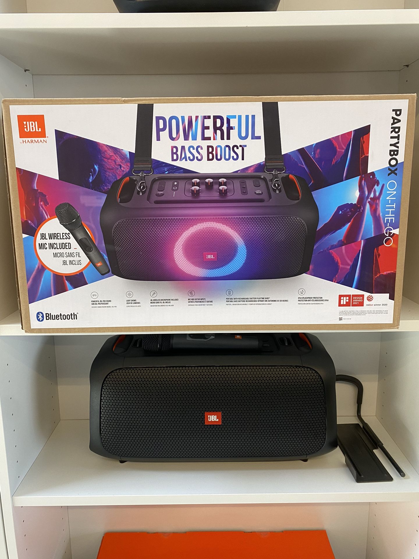 Jbl Partybox On-the-go Bluetooth Speaker 