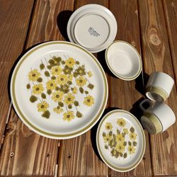 Set of Stoneware - Spring Bouquet (Made in Japan)