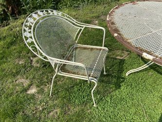 Wrought Iron Large Table
