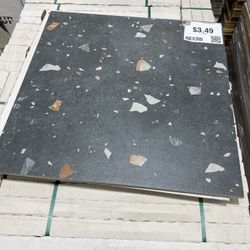 Blesle Noir 24x24 Porcelain Tile 