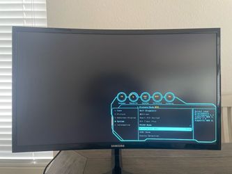 SAMSUNG 24-Inch CRG5  1080P 144Hz Curved Gaming Monitor