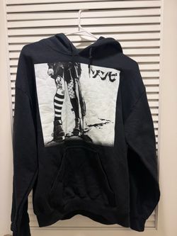 Zombie Makeout Club Black Graphic Hoodie – Medium