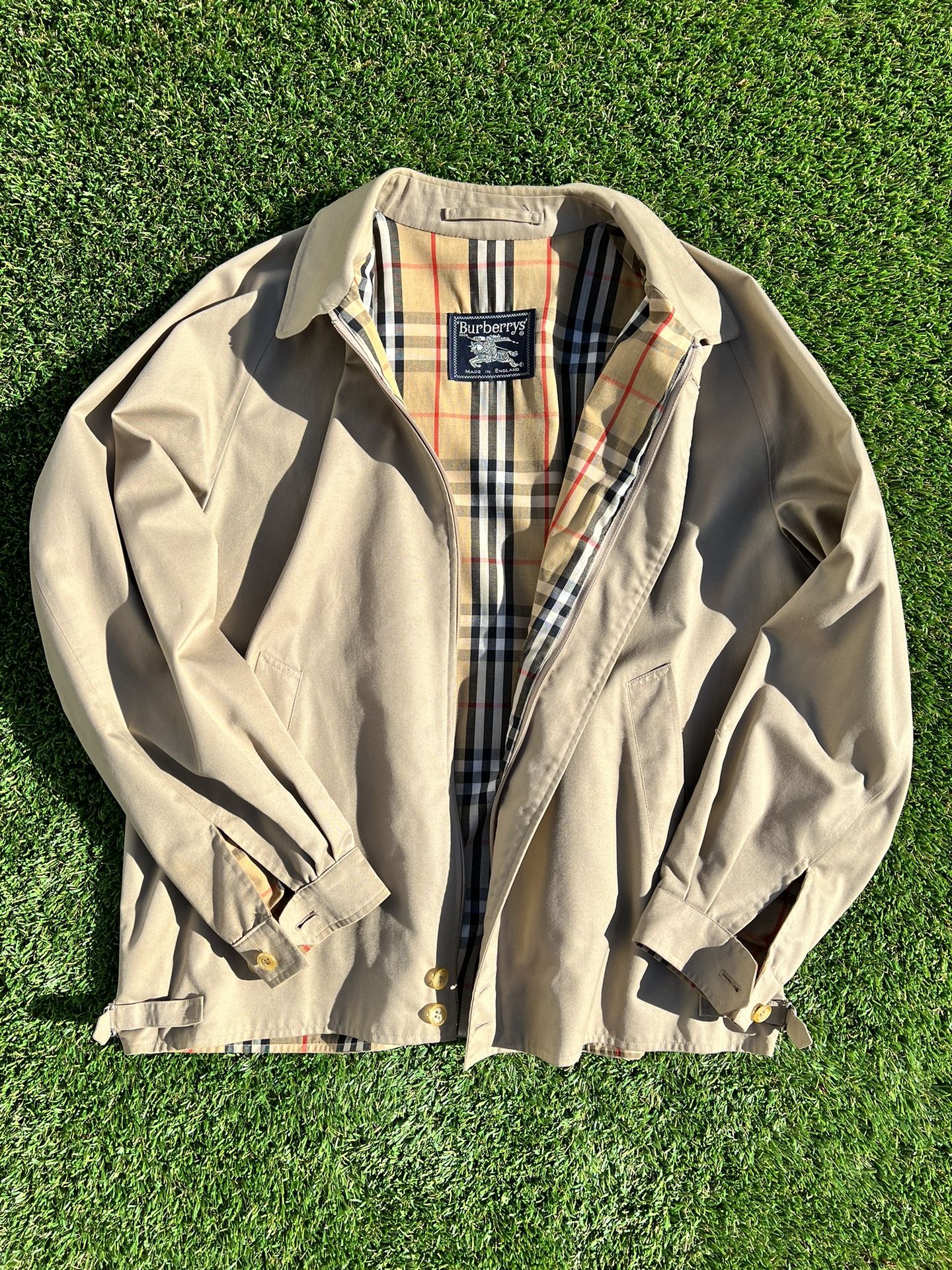 Vintage Burberry Harrington Jacket L for Sale in Huntington Beach