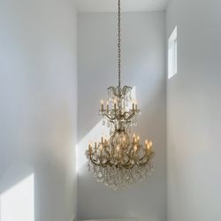 Antique Grand 24 Light Chandelier