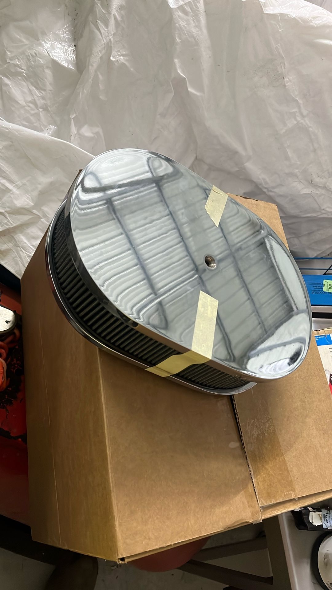 Polished Aluminum Air Cleaner