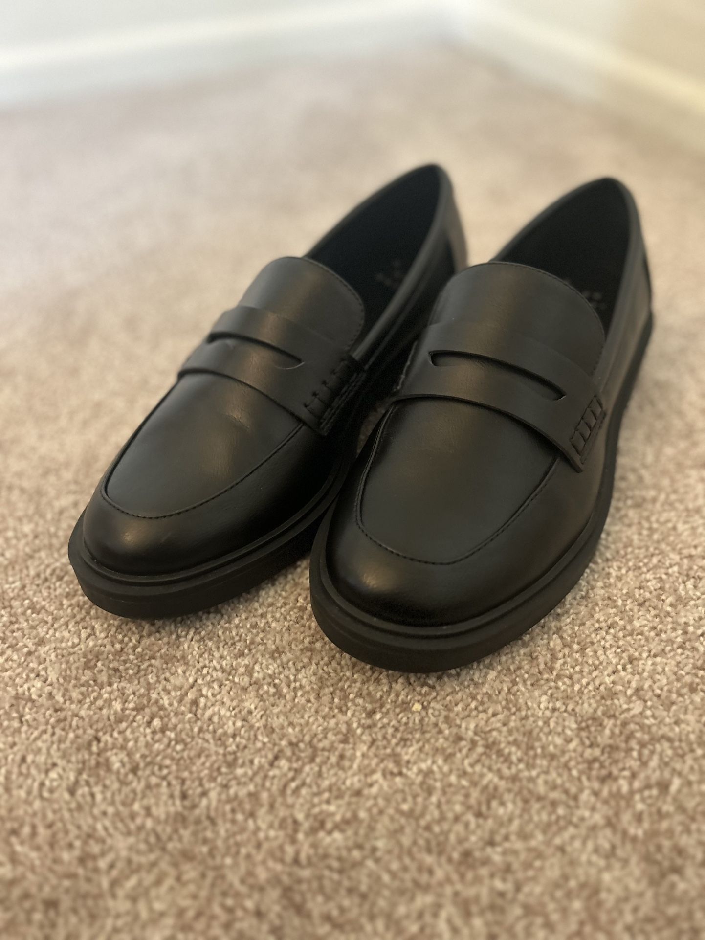 Brand New Black Penny Loafers Women’s 7