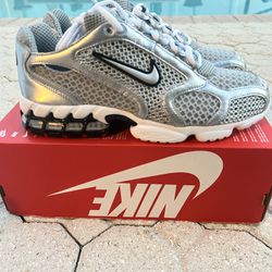 Nike Zoom Spiridon Caged 2 Metallic Silver Size 10M ‼️STEAL PRICE ‼️