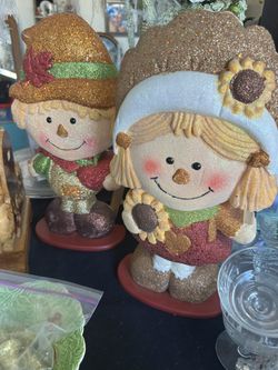 Harvest Thanksgiving Decor Pair