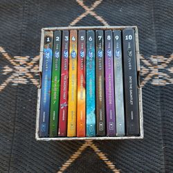 The 39 Clues Complete Series Box Set Books 1-10 Hardcover Rick Riordan Scholastic