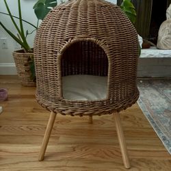 Rattan Cat House/Bed