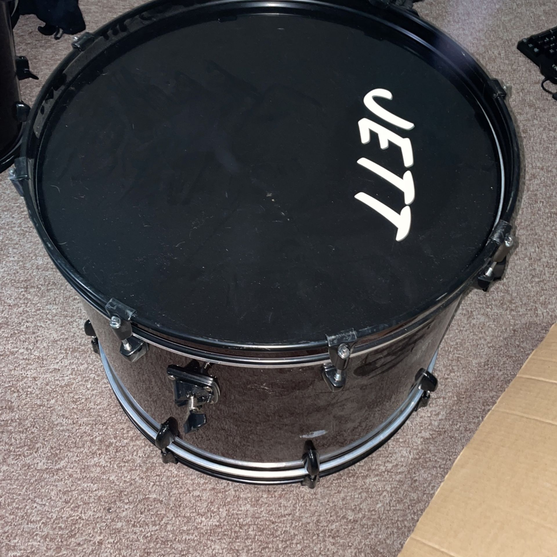 Jett Percussion Drum Set Red Wine