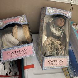Porcelain Indian Dolls
