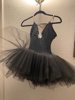 Black Ballet Tutu Dance Costume