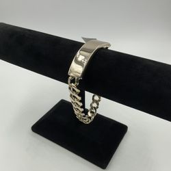 10KT YELLOW GOLD 8.5” ID LINK BRACELET 42.2GR 10.2MM LINK (12.5MM ID PLATE)