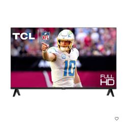 40" TCL SMART TV WITH REMOTE. 2024