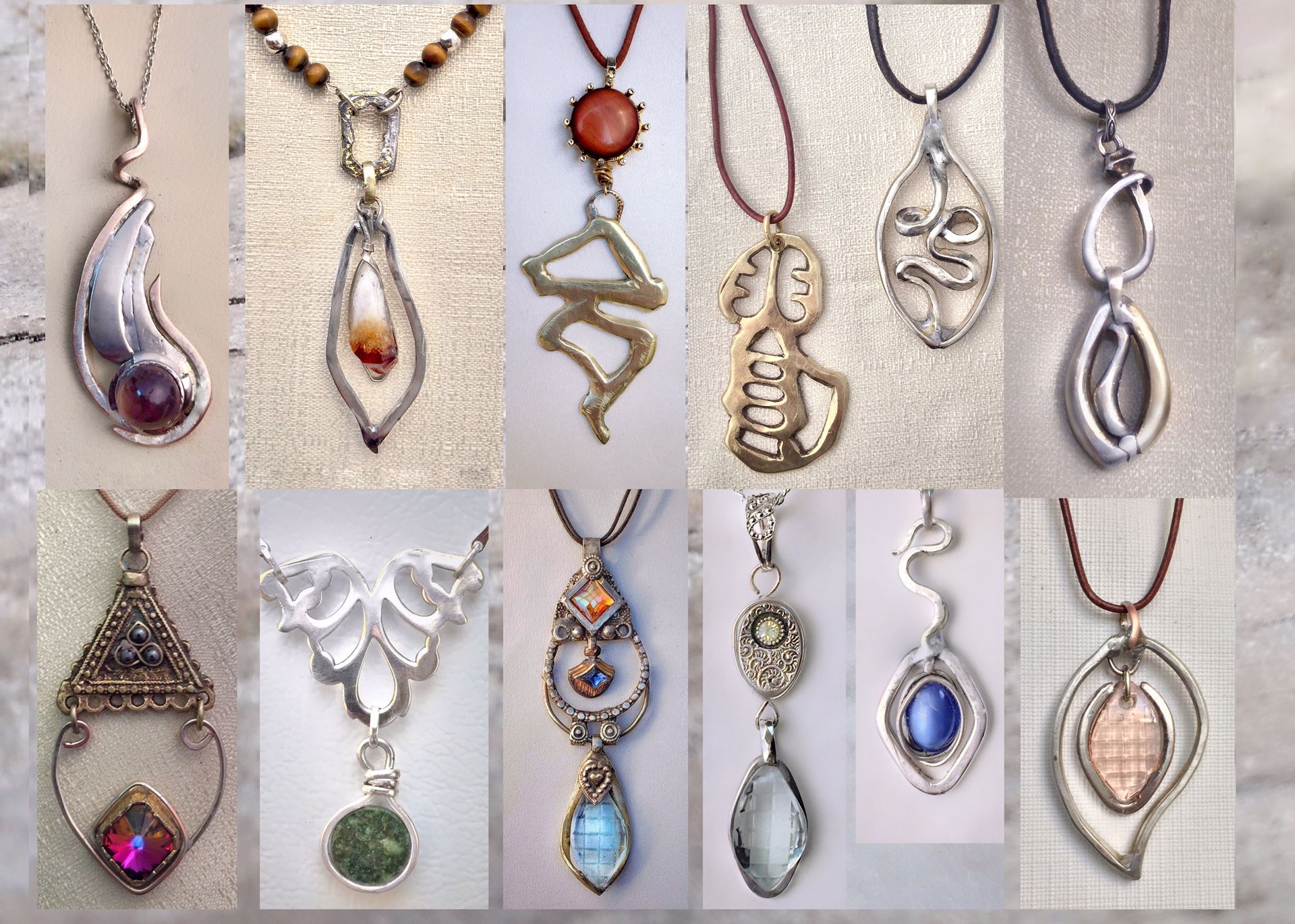 Unique handcrafted Necklaces & Rings